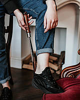 Ложка взуттєва лопатка ріжок для взуття з дерев'яною ручкою 400