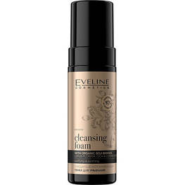 Пінка для вмивання Eveline Cosmetics Organic Gold Cleansing Foam очисна-заспокійлива 150 мл (5903416028819)