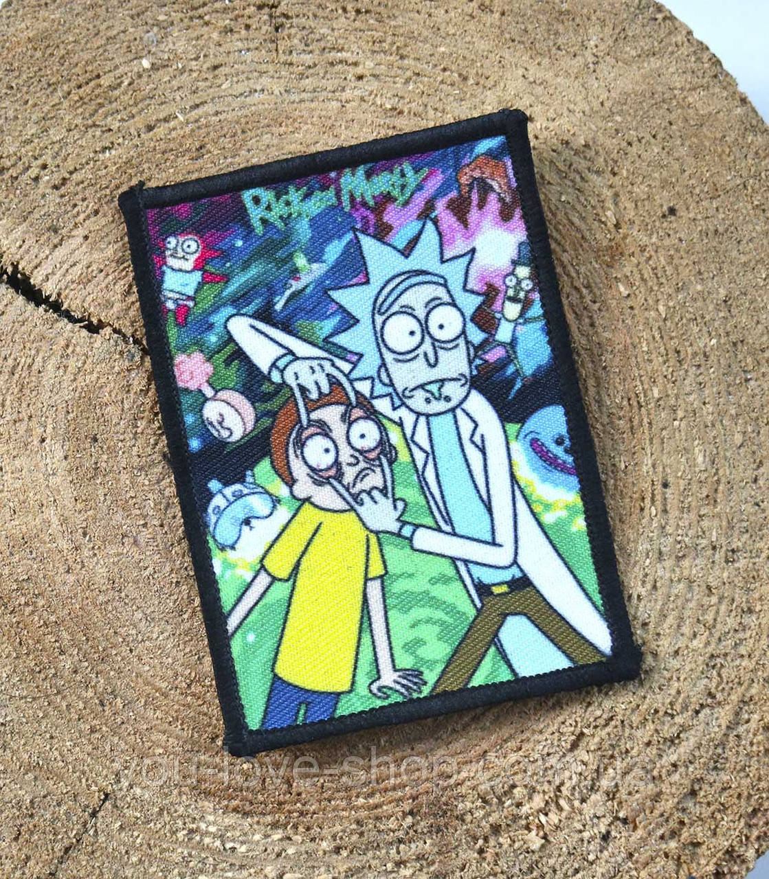 Нашівка на одяг Рік і Морті / Rick and Morty термонавтика наклеєній основі No19