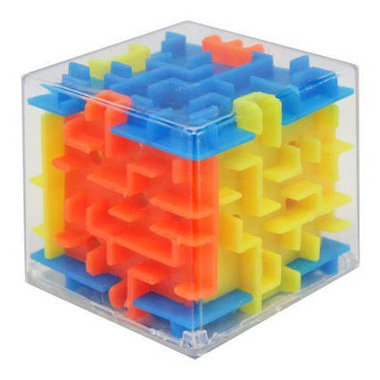 3D-головоломка "Кубик Лабіринт" 4х4 см