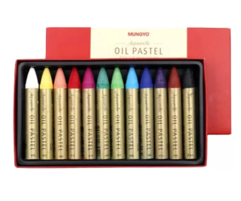 Пастель масляна акварельна Mungyo 12 кольорів