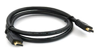 HDMI шнур 26AWG HDCC2610 чорний 0.6m