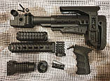 Тюнінг комплект DLG Tactical для АК 74 чорний., фото 4