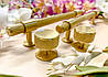 Ручка-скоба Golden Artisan з гравіюванням модерн RT-LYJGH-182-128 BRASS GOLD латунь 128 мм, фото 7