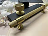 Ручка-скоба Golden Artisan з гравіюванням модерн RT-LYJGH-182-128 BRASS GOLD латунь 128 мм, фото 8