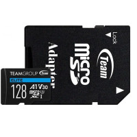 Карта пам'яті Team 128GB microSDXC class 10 UHS-I\/U3 Elite (TEAUSDX128GIV30A103)