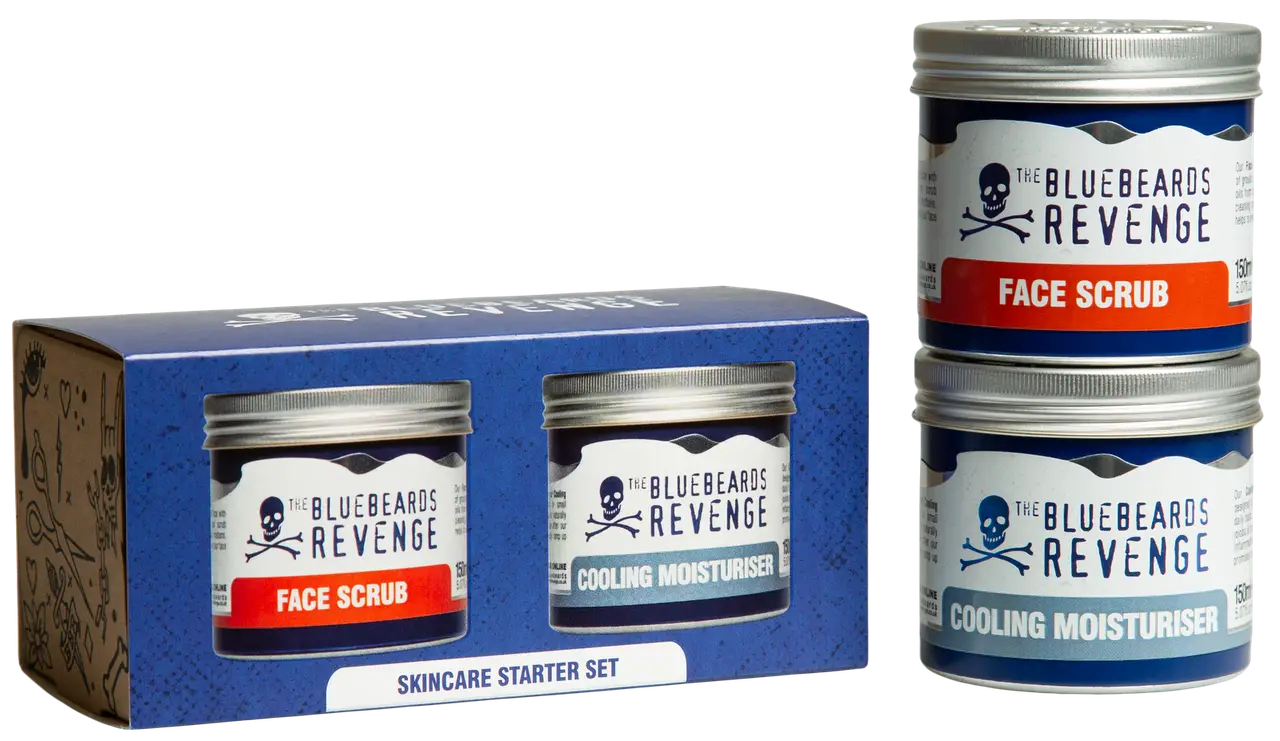 Набір для догляду за обличчям The Bluebeards Revenge Skincare Starter Set