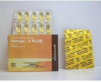 Омега 3 +, Omega 3 plus жирные кислоты 3-6-9, рыбий жир, 30 капсул, Египет