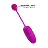 Вібропуля - Pretty Love Nymph bullet vibration Mobile APP remote control Purple, фото 6
