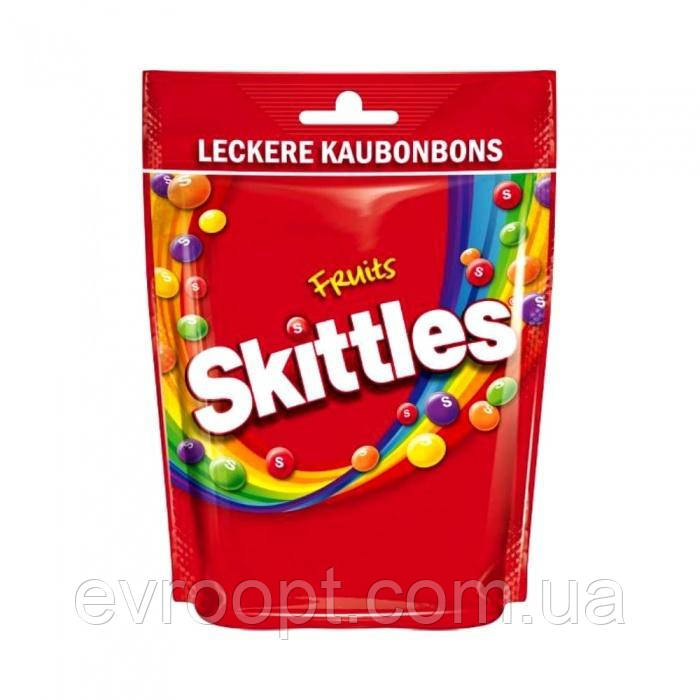 Драже Skittles Fruits червоні, 136 грам, фото 1