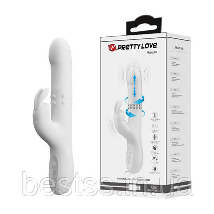 Вібратор - Pretty Love Reese Vibrator White, фото 1