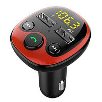 Автомобильное зарядное устройство Двойной USB 3.1A адаптер Bluetooth FM-передатчик BT21