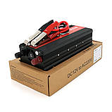 Інвертор напруги Demuda, 800W 12/220V з апроксимованою синусоїдою, 1 універсальна розетка, USB,, фото 2