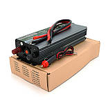Інвертор напруги Demuda DMDPSW-800W, 12V/220V, 800 W з правильною синусоїдою, 1 універсальна розетка, 2, фото 2