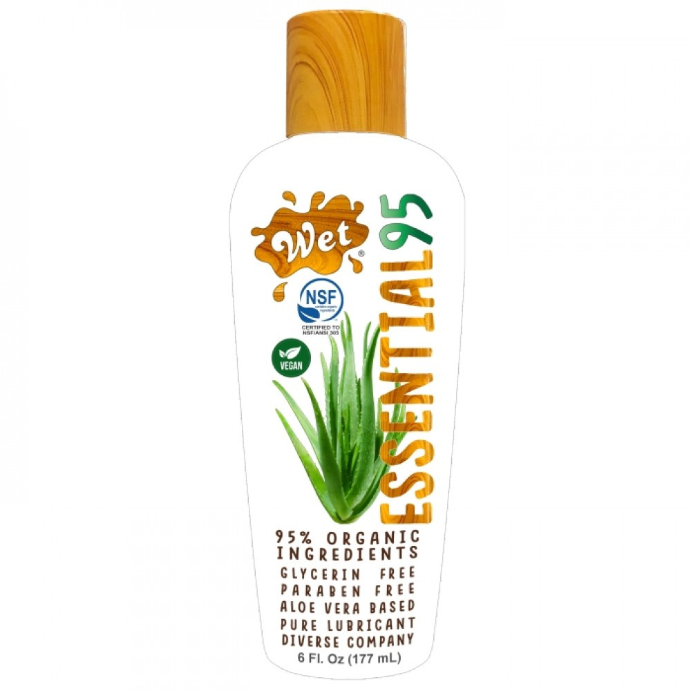 Лубрикант WET Essential95 Certified 95% Organic Aloe Based 177 мл, фото 1