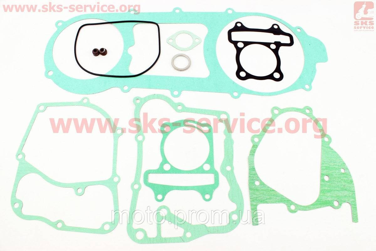 Прокладки двигателя 150cc-57,4мм, к-кт 11 деталей, длинный вариатор (310416) - фото 1 - id-p468848737