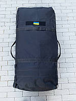 Сумка баул на 100 літрів - чорна армійська сумка-рюкзак