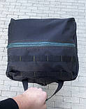Сумка баул на 100 літрів - чорна армійська сумка-рюкзак, фото 4
