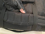 Армійська сумка баул рюкзак на 130 літрів чорного кольору, фото 4