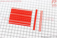 Светоотражатели на спицы 5х75мм, 12шт к-кт, красные JY-1201 (409303)
