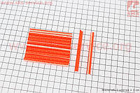 Светоотражатели на спицы 5х75мм, 12шт к-кт, оранжевые JY-1201 (409304)