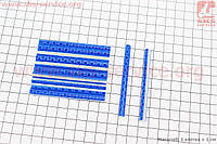 Светоотражатели на спицы 5х75мм, 12шт к-кт, синие JY-1201 (409307)