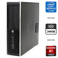 Игровой ПК HP/ IXeon E3-1230 (4 (8) ядра по 3.2 - 3.6 GHz)/16GB DDR3 /240 GB SSD/Radeon R7 350, 4 GB GDDR5