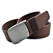 Ремінь тканевий 3,8 х 120 см Weatro Коричневий tk-4-nw-006, фото 2