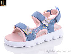 Дитяче літнє взуття гуртом. Дитячі босоніжки 2023 бренда LiLin Shoes для дівчаток (рр. з 32 по 37)