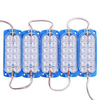 Стрічка LED Модуль синій 2835 Blue (12 led 12 V) 51362 (2835)