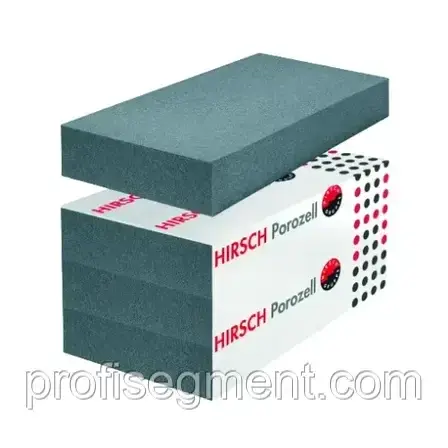 Пінопласт 100/500/1000 HIRSCH 17kg/m3 Графітовий (6шт/уп), фото 1