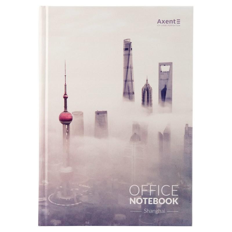 Книга обліку А4 192 арк тв палітурка клітинка Shanghai