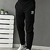 Спортивні штани Adidas чоловічі чорні демісезонні Адідас літні, фото 7