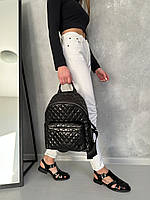 Жіночий шкіряний міський лаковий рюкзак Polina & Eiterou, фото 4
