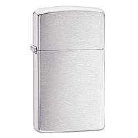 Бензиновая Zippo 1600 Slim® Brushed Chrome