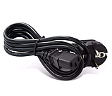 Кабель живлення 3x1,5Cu, довжина 1.8м (кутова вилка), фото 2