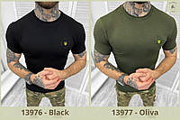 Футболка тактическая с коротким рукавом National Guard черная, олива / Мужская футболка кулир (арт. 13976-7)