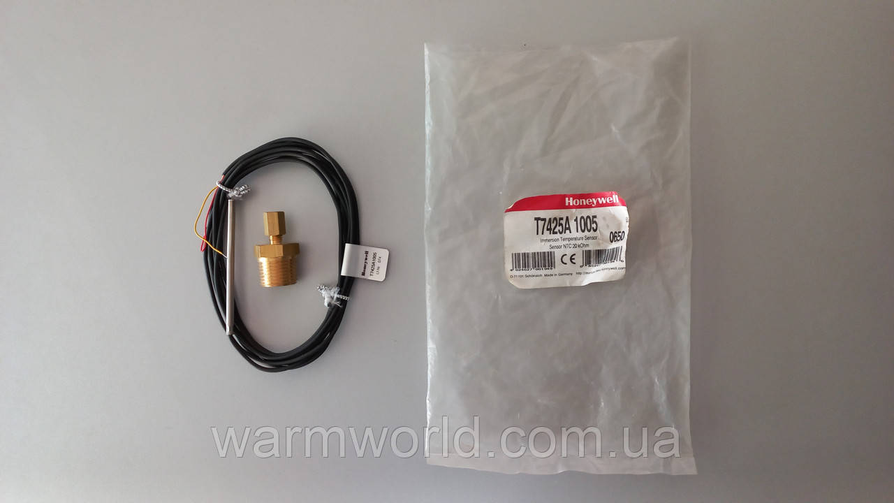 T7425A Датчик температури води заглибний із кабелем Honeywell