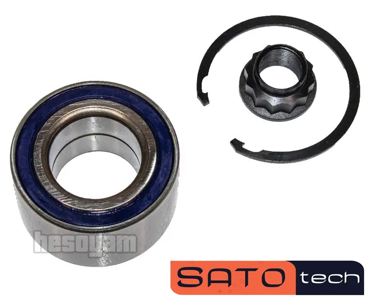 Подшипник передней ступицы Тойота Авенсис, Королла E11, Приус, Целика (9036340066) SATO tech WB90659, фото 1