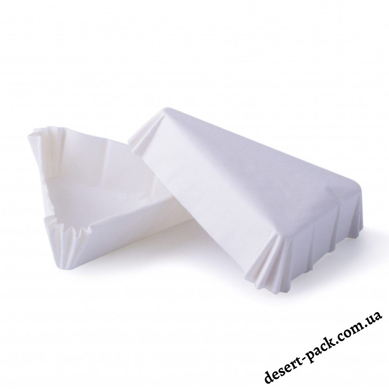 Паперові форми 102х78х25 мм (100 шт.) білі