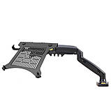 Настільне кріплення з газовою пружиною для ноутбука або РК LED монітора 17" - 30" North Bayou, фото 3