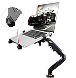 Настільне кріплення з газовою пружиною для ноутбука або РК LED монітора 17" - 30" North Bayou, фото 2