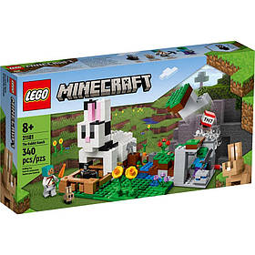 LEGO Minecraft Кроличе ранчо 340 деталей (21181)