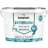 Kompozit Interior 9 — фарба латексна протигрибкова для вологих приміщень (Біла), 0,8 л, фото 4