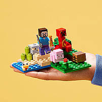 LEGO Minecraft Пастка Кріпера 72 деталі (21177), фото 8