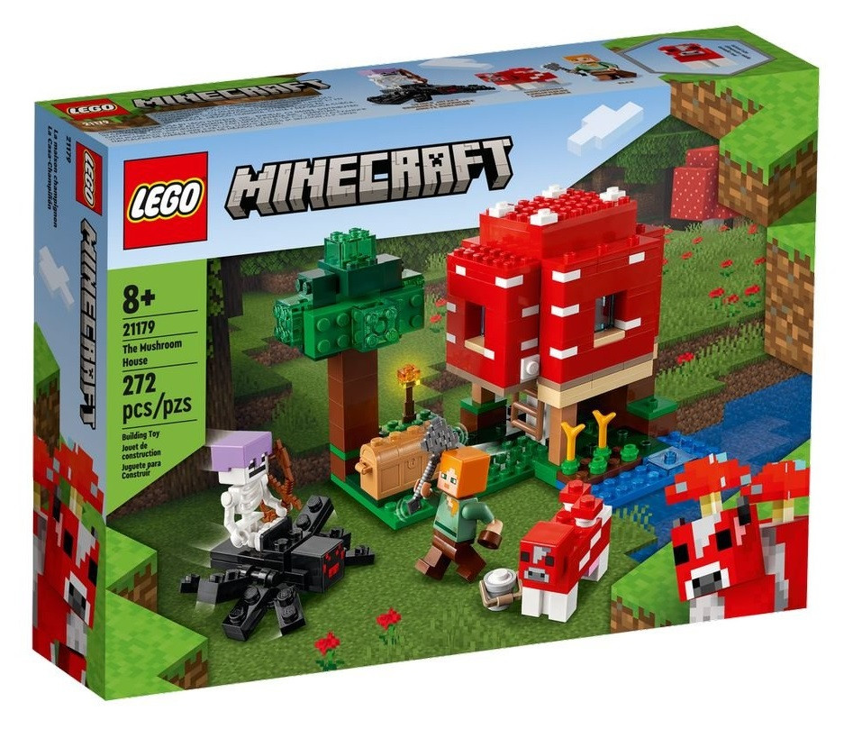 LEGO Minecraft Грибний будинок 272 деталі (21179)