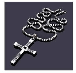 Хрест Домініка Торетто Саме То з ланцюжком Сріблястий (071001)