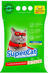 Деревний наповнювач SUPER CAT з ароматизатором 3кг