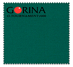 Сукно більярдне Gorina Granito Tournament 2000 197 см Yellow Green жовто-зелене