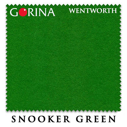 Сукно більярдне снукерне Gorina Wentworth 193 см Green зелене, фото 1